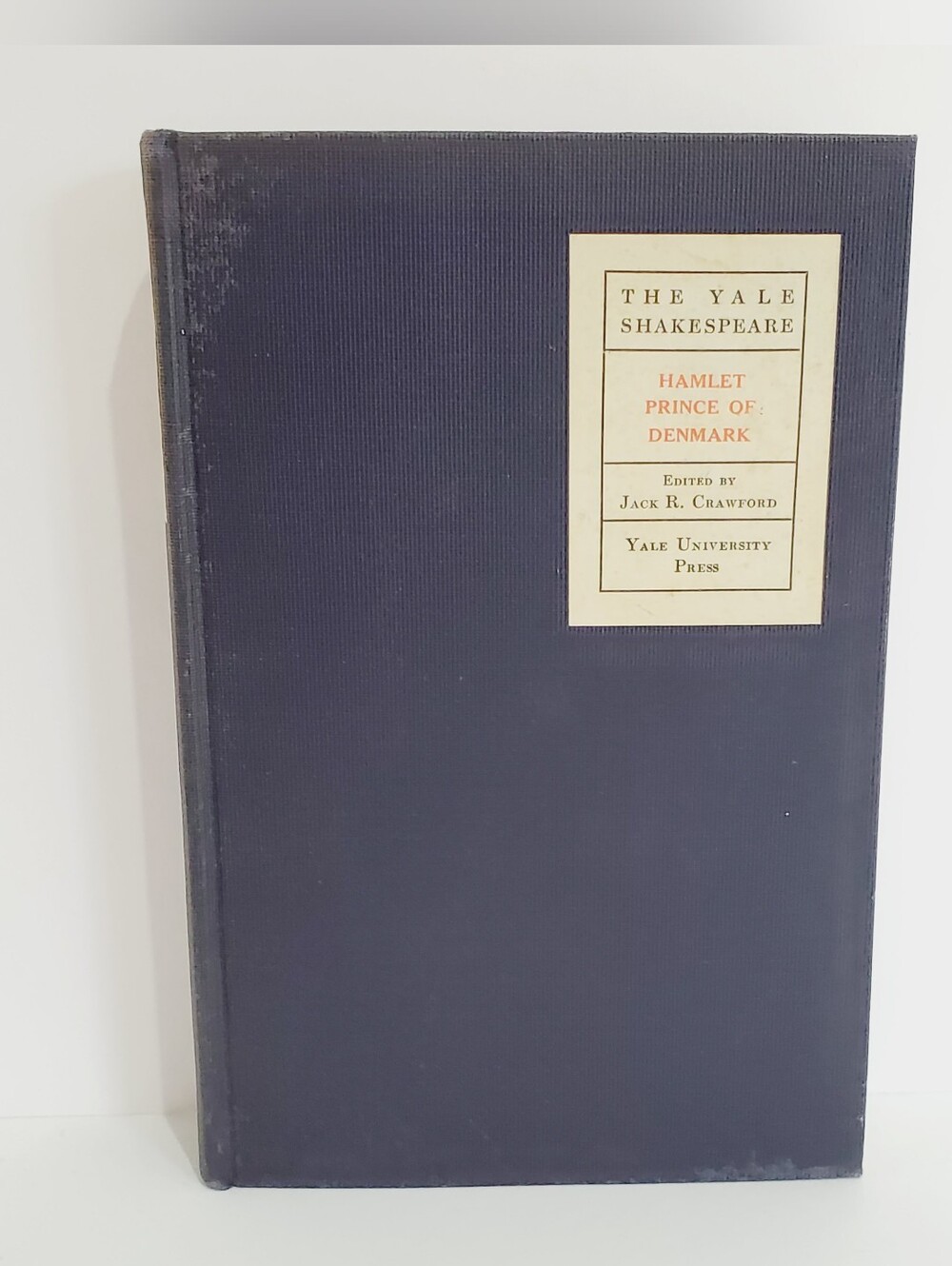 The Yale Shakespeare Hamlet Prince of Denmark Hardcover Book 1927 4th Printing